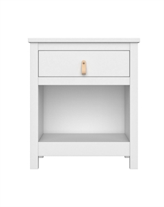 Тумба прикроватная из массива бука белый So'home