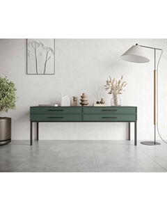 Консоль с четыремя ящиками зеленый So'home