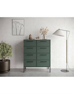 Комод на восемь ящиков зеленый So'home