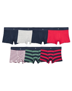 Комплект из семи трусов-боксеров La Redoute разноцветный Laredoute
