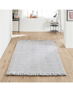 Ковер из переработанного полиэстера и шерсти Dinoa серый Laredoute