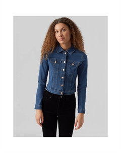 Жакет короткий из джинсовой ткани синий Vero moda