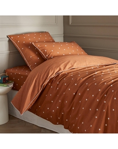 Пододеяльник из органического хлопкового перкаля Stella каштановый Am.pm.