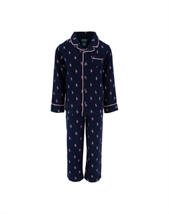 Пижама длинная раздельная синий Polo ralph lauren