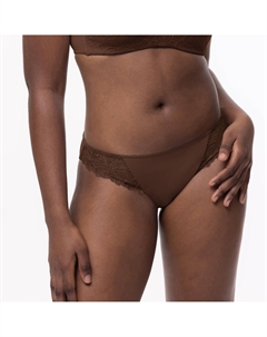 Трусы-слипы из кружева Frida каштановый Laredoute