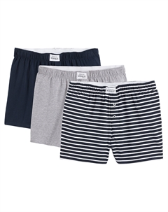 Упаковка из 3 трусов-боксеров из джерси синий La redoute collections