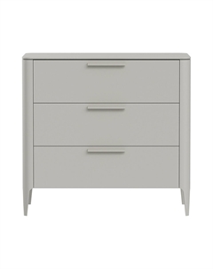 Комод с 3 ящиками 90 см из массива бука бежевый So'home