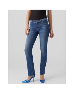 Джинсы прямые синий Vero moda