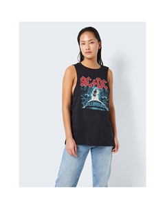 Майка с принтом спереди черный Laredoute