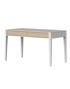 Стол письменный из массива бука белый So'home