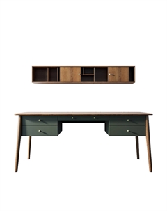 Рабочий стол из массива ясеня каштановый So'home