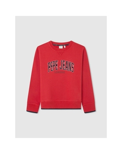 Свитшот с круглым вырезом красный Laredoute