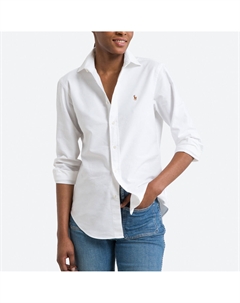 Рубашка из поплина длинные рукава белый Polo ralph lauren