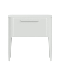 Тумба с 1 ящиком из массивв бука белый So'home