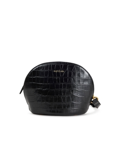 Сумка с ремешком из кожи POPPY черный Laredoute