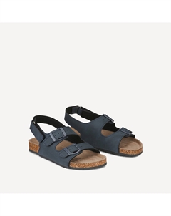 Сандалии с пряжкой застежка на липучке синий La redoute collections