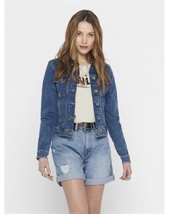 Жакет джинсовый прямого покроя синий Only