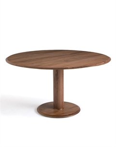Стол круглый из орехового дерева Bobeno каштановый Laredoute
