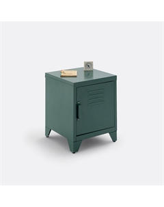 Прикроватная тумбочка стальная Hiba зеленый La redoute interieurs