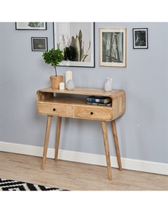 Консоль из отборного массива манго каштановый So'home