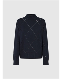 Пуловер из ажурного трикотажа IDRI PERKIN синий Pepe jeans