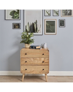 Комод из отборного массива манго каштановый So'home