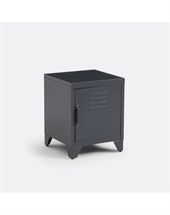 Прикроватная тумбочка стальная Hiba серый La redoute interieurs