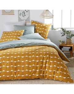 Пододеяльник из 100 хлопка Irun желтый La redoute interieurs