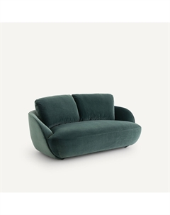 Диван-банкетка из велюровой ткани Alpine зеленый Am.pm.