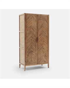 Шкаф с 2 дверками из массива сосны NOTTINGHAM бежевый La redoute interieurs