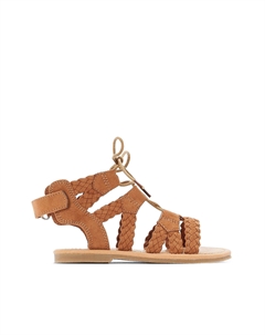 Босоножки плетеные размеры 28-39 каштановый La redoute collections