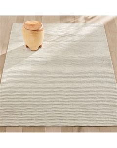 Ковер сплетенный вручную из шерсти Illmare белый Am.pm.