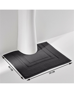 Коврик для ванной 1100 гм черный Laredoute