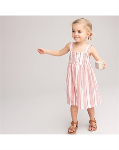 Платье в полоску на бретелях другие La redoute collections