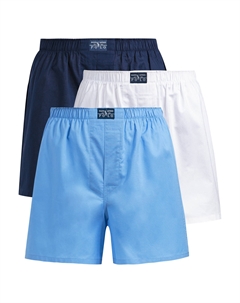 Комплект из 3 трусов-боксеров из хлопка белый Polo ralph lauren