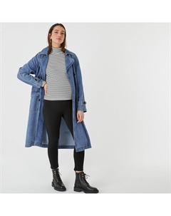 Леггинсы для периода беременности длина 78 черный Laredoute