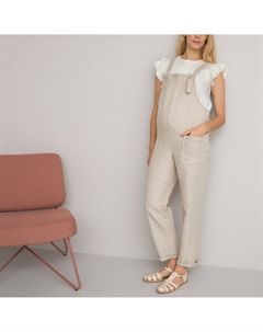 Комбинезон для периода беременности 100 лен бежевый Laredoute