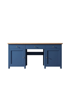 Большой рабочий стол  синий So'home