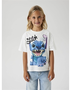 Футболка с принтом Стич синий Laredoute