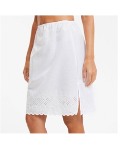 Юбка нижняя из хлопка белый Laredoute