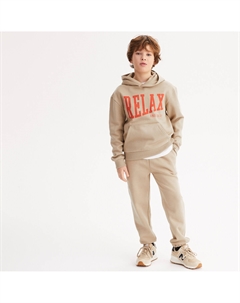 Флисовые джоггеры оверсайз бежевый La redoute collections