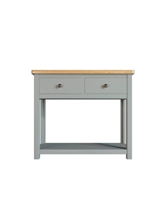 Консоль из массива березы серый So'home