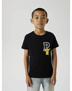 Футболка с принтом Покемон черный Name it