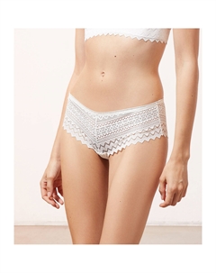 Трусы-шорты из кружева VOYAGE серый Laredoute