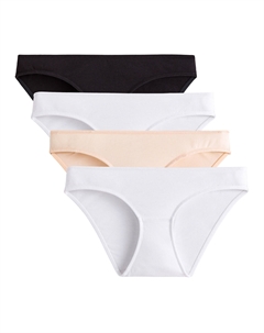 Комплект из четырех трусов-слипов для беременных белый Laredoute