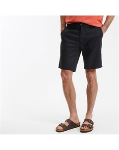 Бермуды из льна черный La redoute collections