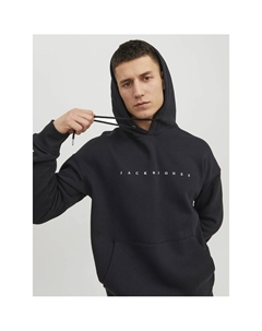 Свитшот с капюшоном Jjestar черный Laredoute