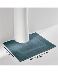 Коврик для ванной однотонный из махровой ткани 700 гм Scenario синий Laredoute