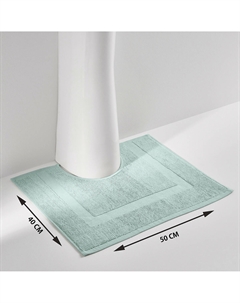 Коврик для ванной однотонный из махровой ткани 700 гм Scenario зеленый Laredoute