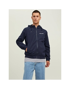 Толстовка мужская с застежкой на молнию и капюшоном Rush Blocking синий Laredoute